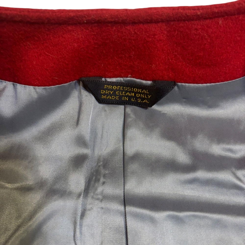Elegant Red Women's Blazer - Picture 8 of 13